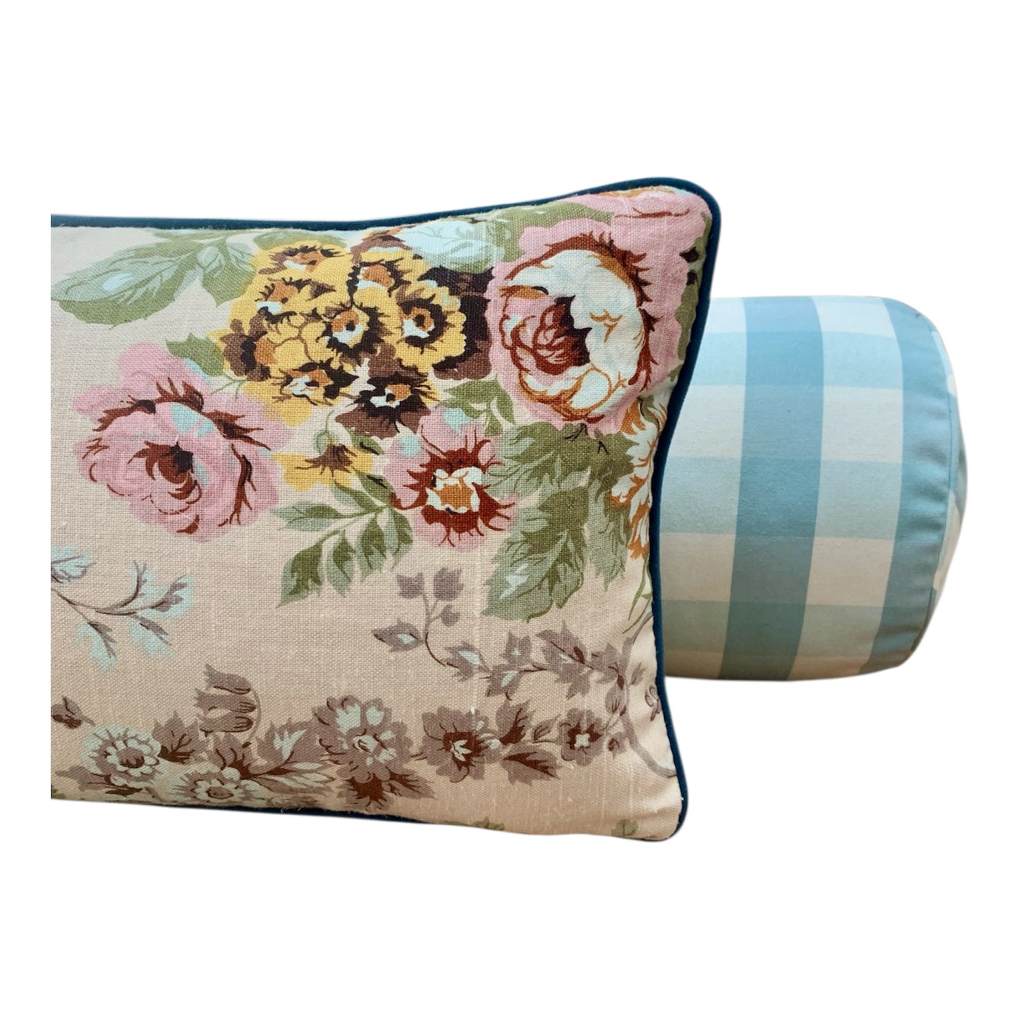 Vintage Floral 30X50 - Pink/Yellow/Blue