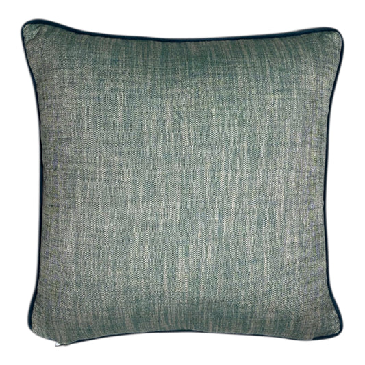 Sanderson Floral is piped in a deep blue and backed with a gorgeous green linen. We nicknamed it "The Special" in the studio and it's easy to see why.
