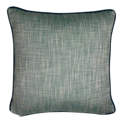 Sanderson Floral is piped in a deep blue and backed with a gorgeous green linen. We nicknamed it "The Special" in the studio and it's easy to see why.
